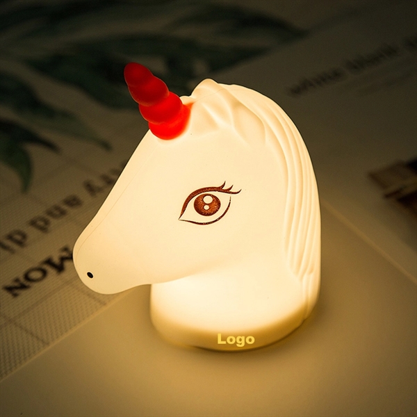 Rechargeable Unicorn  LED Silicone Baby Night Light - Image 6