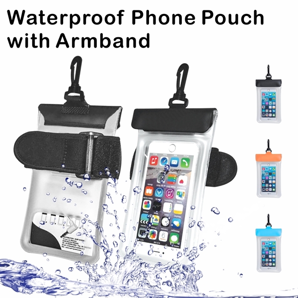 Dual Insurance Armband Waterproof Phone Pouch - Image 1