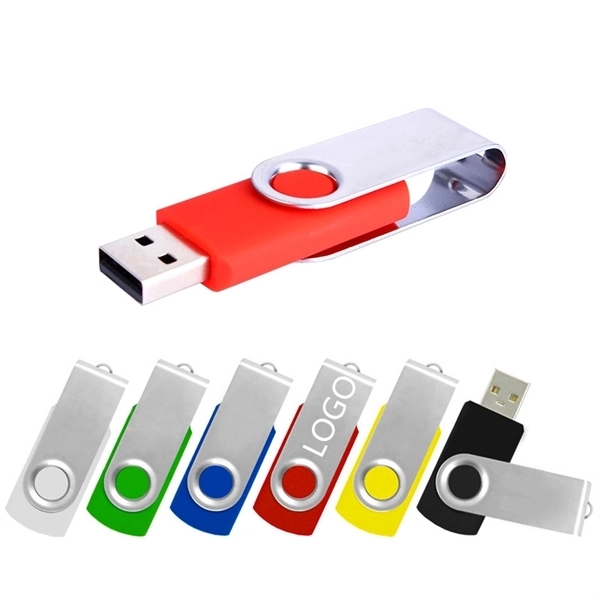 USB Flash Drive Rotating Swivel Spin USB Drive Free Shipping - Image 1