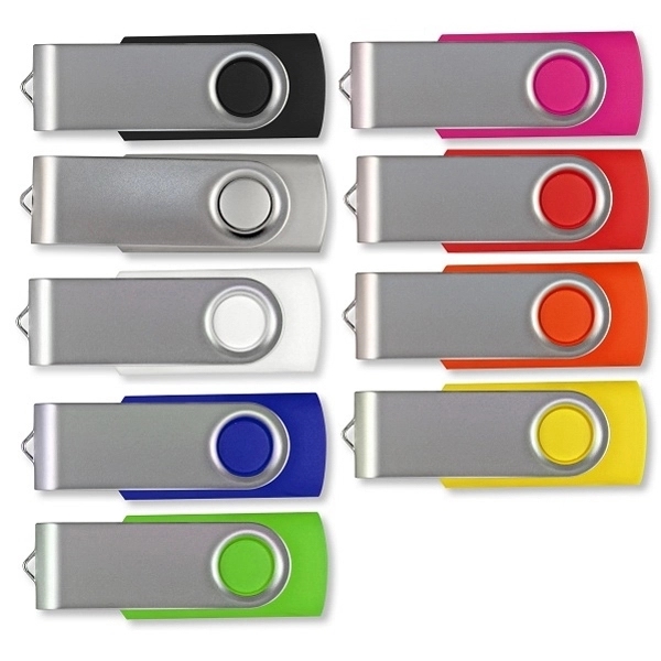 Folding USB 2.0 Flash Drive - Image 1