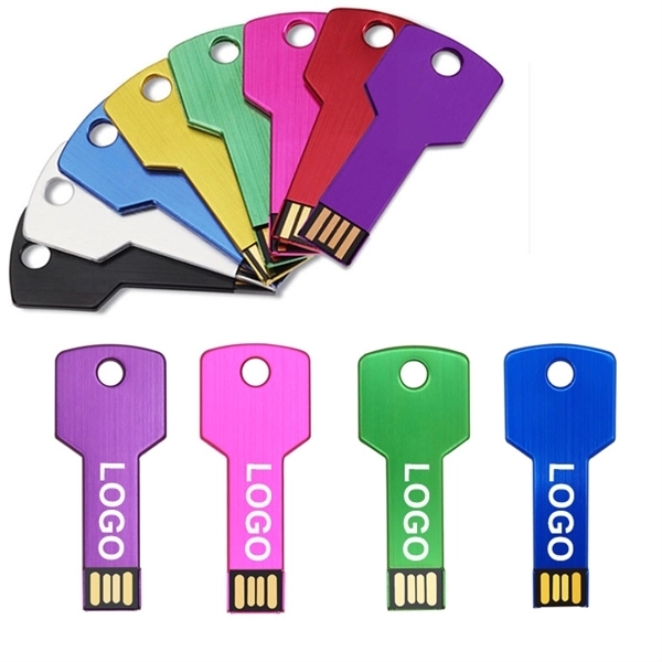 Columbus USB Flash Drive  Key Shape - Image 1