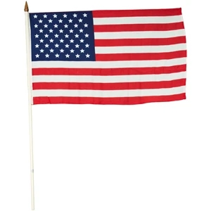 12" x 18" USA stick flags
