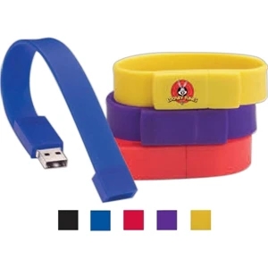 Custom Silicone USB Flash Drive Wristband Bracelet