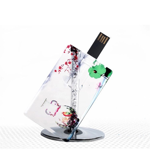 Quick Ship Full Color Credit Card USB Flash Drive - Image 1