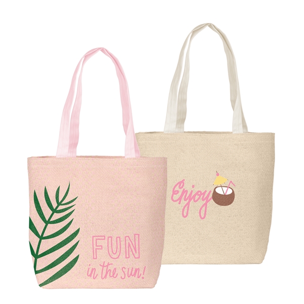 Daily Grind Super Size Tote Straw - Image 1