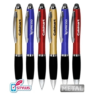 Promotional "Flashy" Metal Stylus Twister Pen