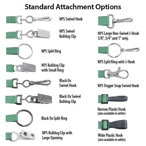 Custom 1/2" Color Polyester Lanyards - Image 2