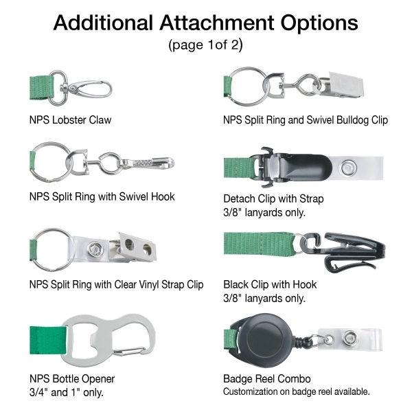 Custom 1/2" Color Polyester Lanyards - Image 3