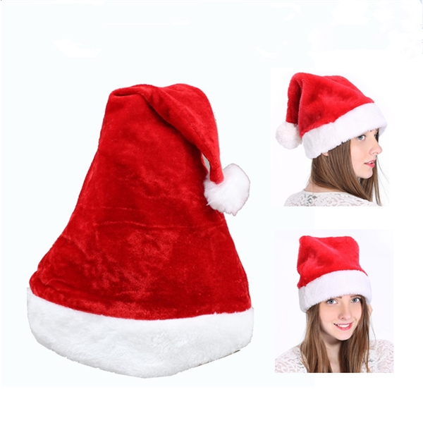 Plush Santa Hat - Image 1