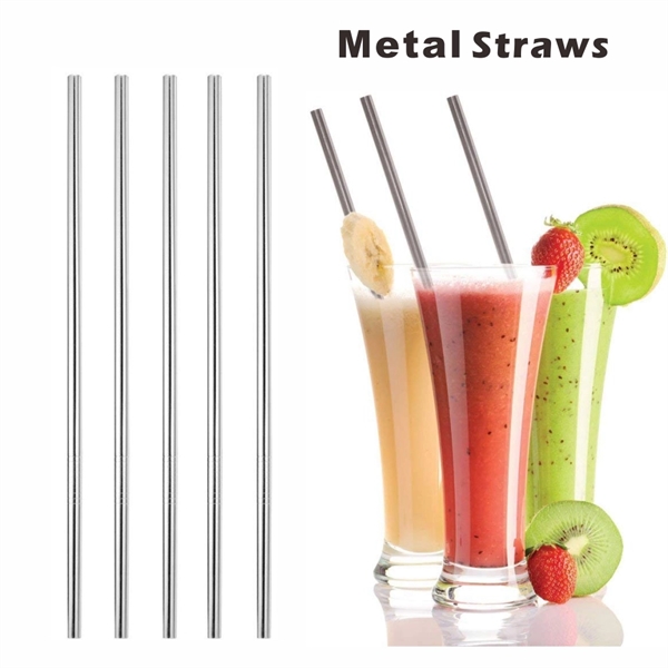 Straight Metal Straw - Image 1