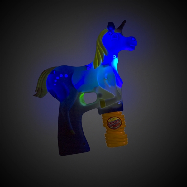 LED Unicorn Bubble Gun - Image 3