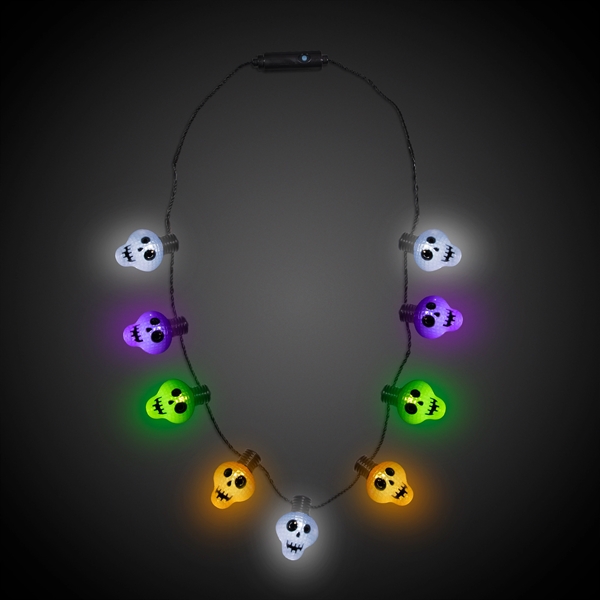 Scary Skull LED Necklace - Image 4