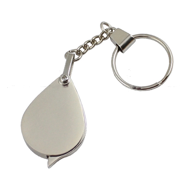 Folding Keychain Optical Glass Crafts Magnifier