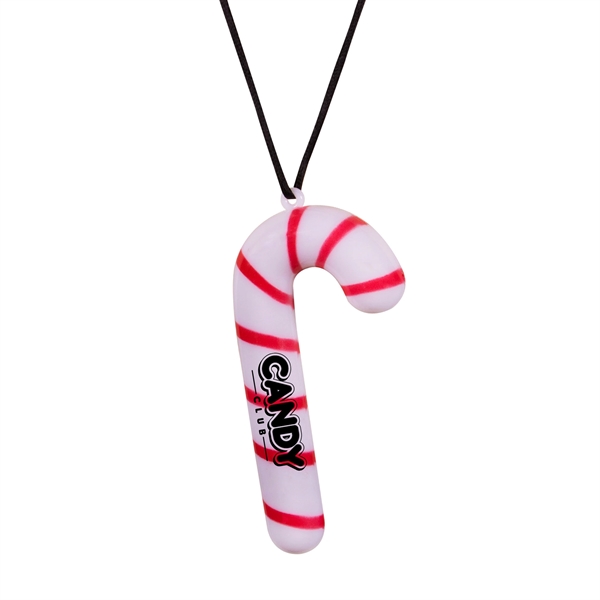 LED Candy Cane Necklace - Image 1
