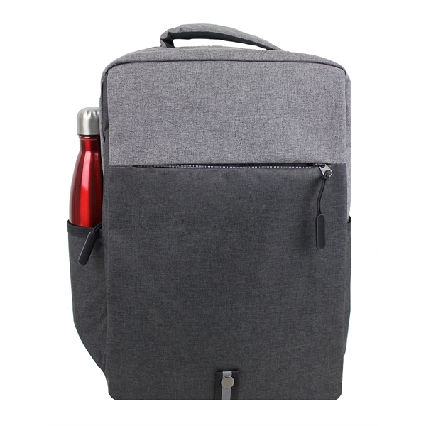 Two Tone Utility Computer Backpack - Image 1