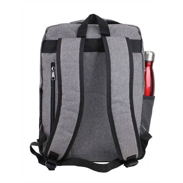 Two Tone Utility Computer Backpack - Image 2