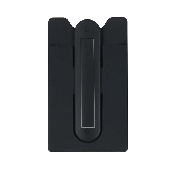 Silicone Phone Wallet with Stand - Image 3
