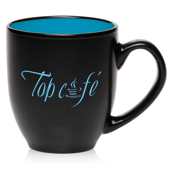 16 oz. Bistro Ceramic Mug - color coded coffee mugs - Image 2