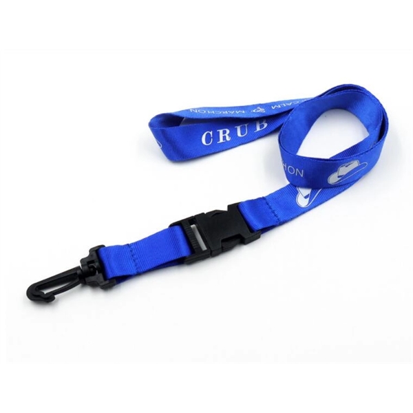 1 " Polyester Lanyards w/ Buckle Release - Image 1