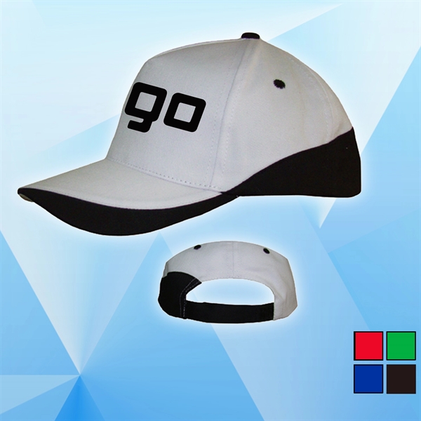 Split Joint Colored Baseball Cap - Image 1