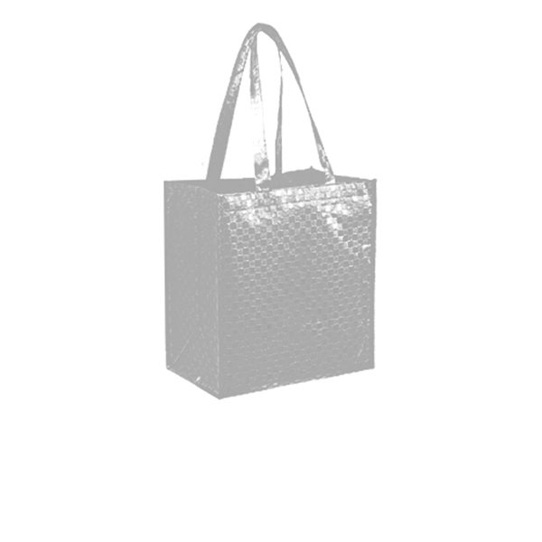 Checkered Laminate Tote Bag - Image 6