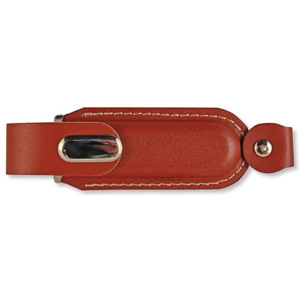 Executive Leather Flash Drive - Image 5