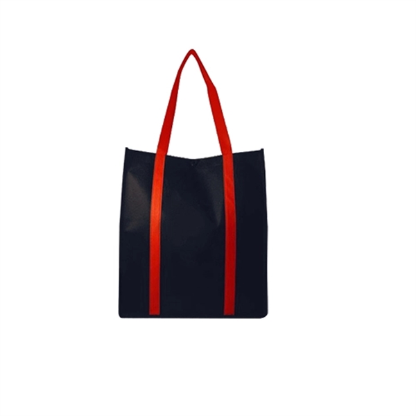 Laminated Tote Bag with a Snap Fastener - Image 4