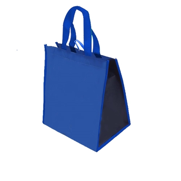 Laminated Tote Bag with Colorful Seam - Image 2