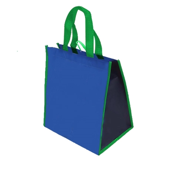 Laminated Tote Bag with Colorful Seam - Image 3