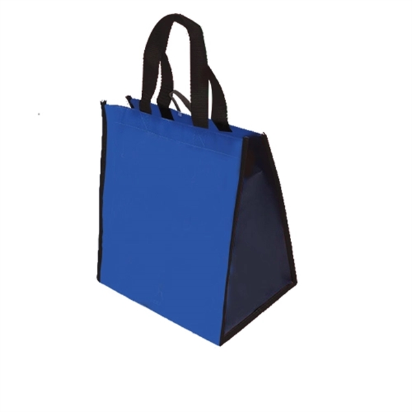 Laminated Tote Bag with Colorful Seam - Image 4