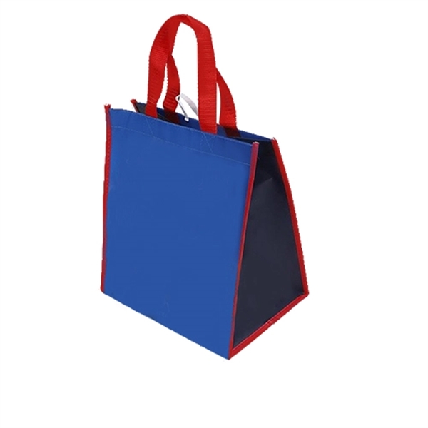 Laminated Tote Bag with Colorful Seam - Image 5