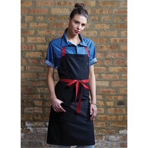Kitch Style Bib Apron - Patterns with contrasting ties