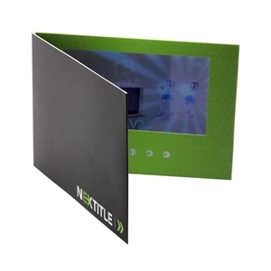7" LCD Video A5 Bi-fold Brochure