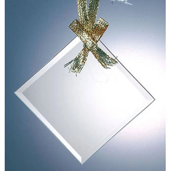 Beveled Glass Ornament - Square Diamond