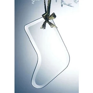 Beveled Glass Ornament - Stocking