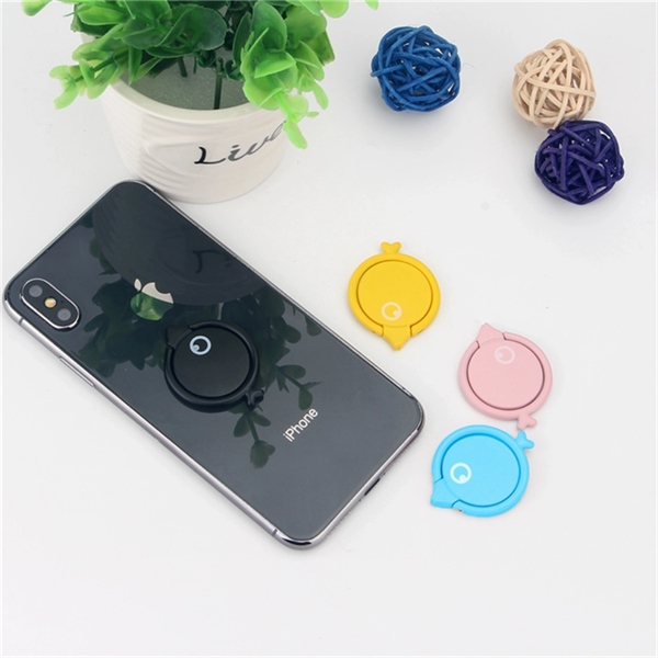 360 Rotation Phone Ring Stand Holder, Metal Stand Grip - Image 1