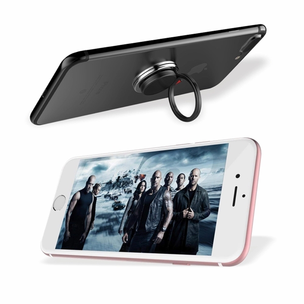 360 Rotation Phone Ring Stand Holder, Metal Stand Grip - Image 6