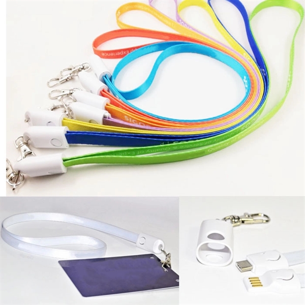 Usb Charging Cable with lanyard for TYPE-C devices - Image 1