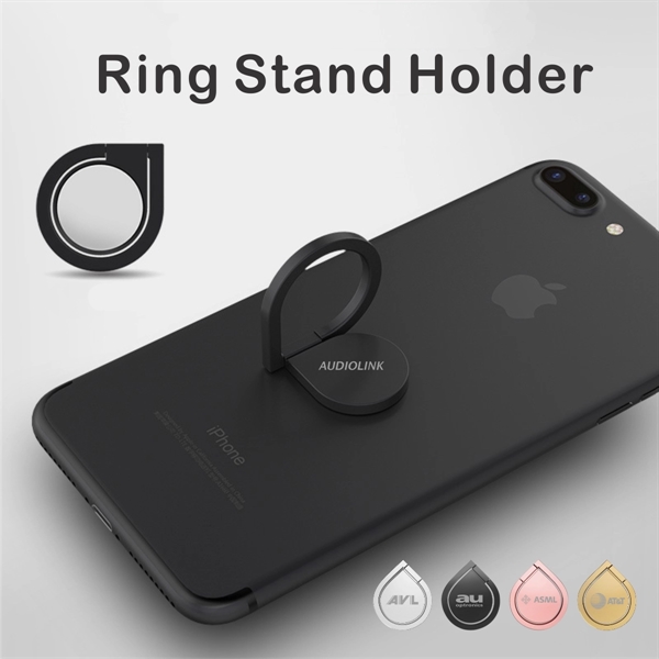 360 Rotation Phone Ring Stand Holder, Metal Stand Grip - Image 7
