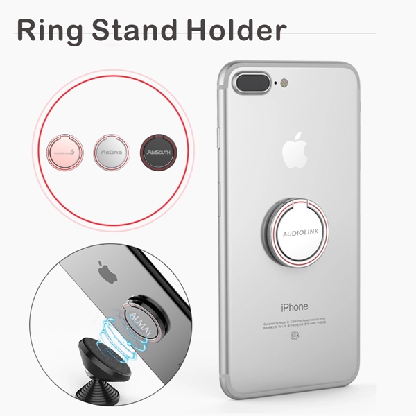 360 Rotation Phone Ring Stand Holder, Metal Stand Grip - Image 8