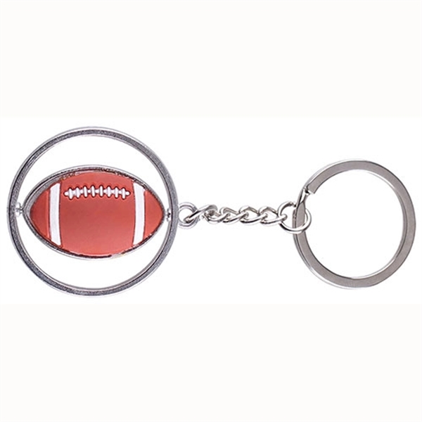 Football Shaped Key Chain - Image 2