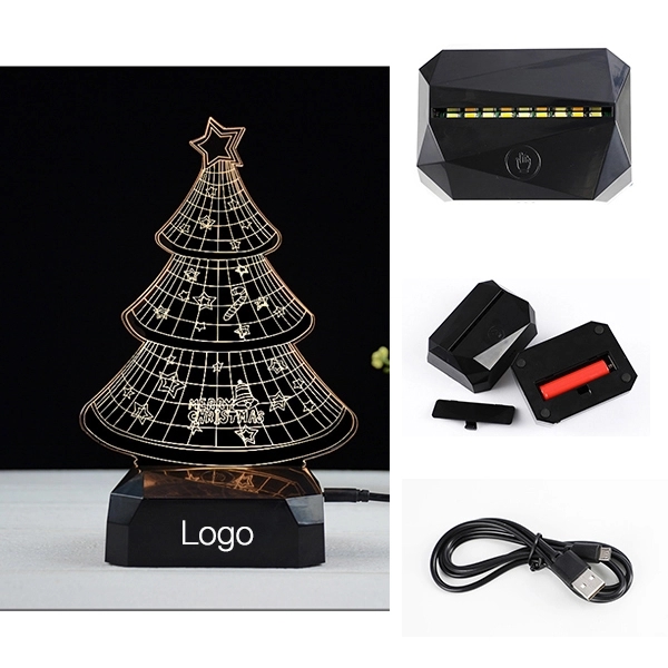 Christmas 3D Led Lamp - Image 1