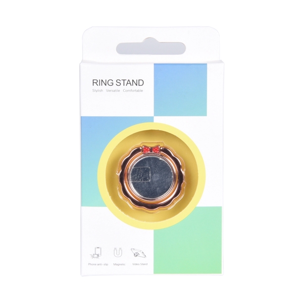 360 Rotation Phone Ring Stand Holder, Metal Stand Grip - Image 9