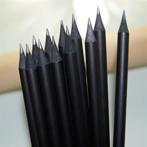 7 inches black wooden pencil in 7MM diameter - Image 1