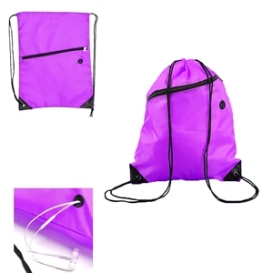 13.5inch x 15.5inch 210D Drawstring Sportpack with Pouch