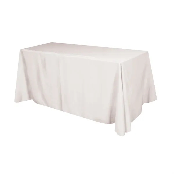 Flat Polyester 4-sided Table Cover - fits 6' standard table - Image 2