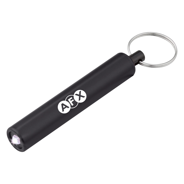 Mini Cylinder LED Flashlight Key Tag - Image 4