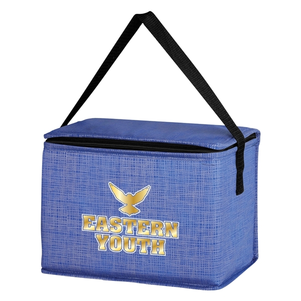 Non-Woven Crosshatched Lunch Bag - Image 3