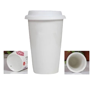 Double Ceramic Coffee Mug