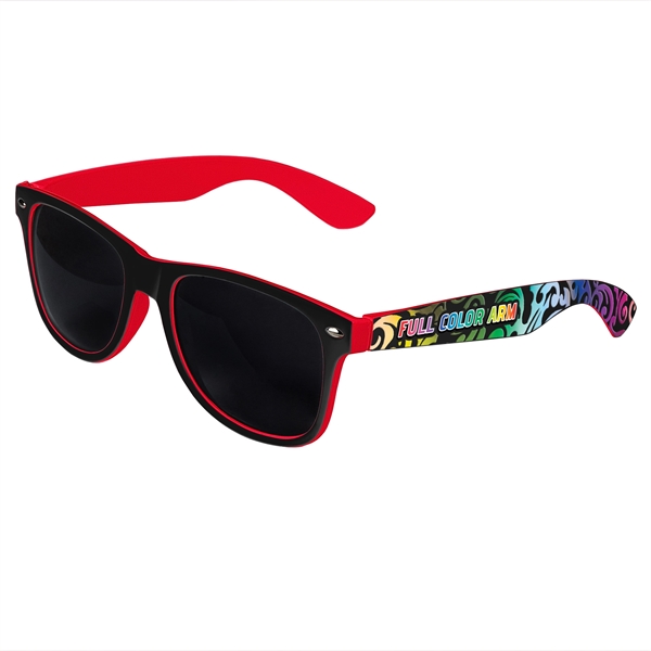 In&Out Retro Sunglasses - Full-Color Full-Arm Printed